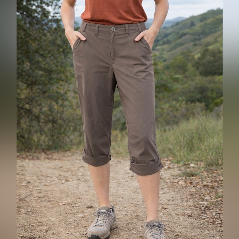 Patagonia Womens Continental Pants Size 12 Nylon Blend Roll Up Hiking Outdoor